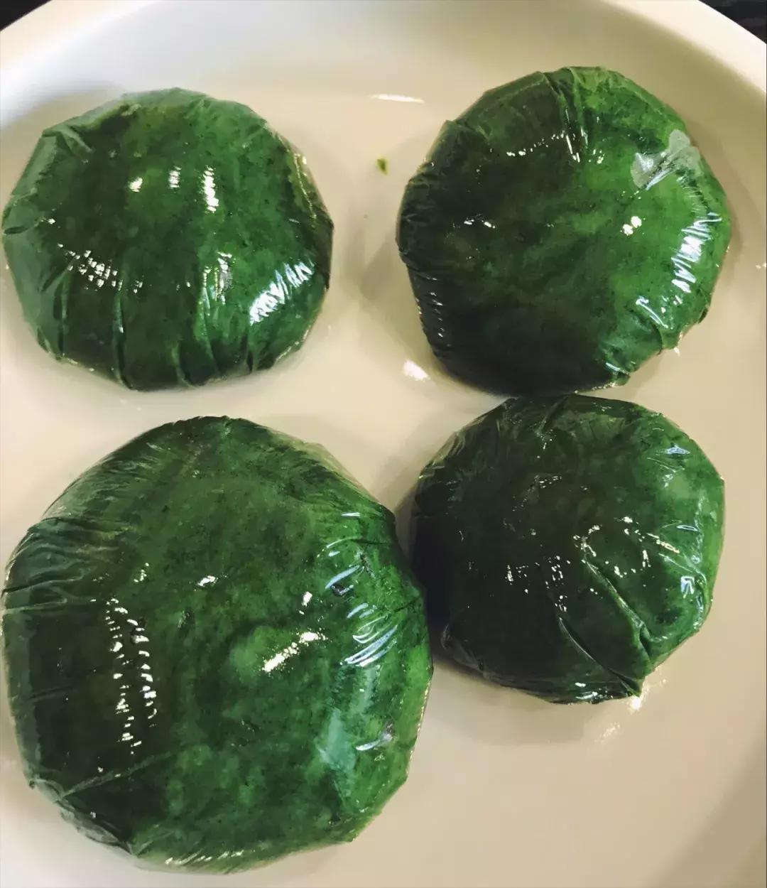 网红青团肉松馅怎么弄,咸蛋黄肉松青团成网红