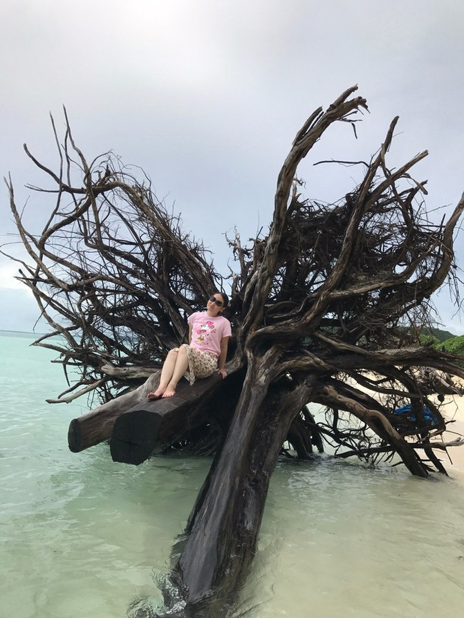 闺蜜一起游东湖公园,跟闺蜜一起去观光大海