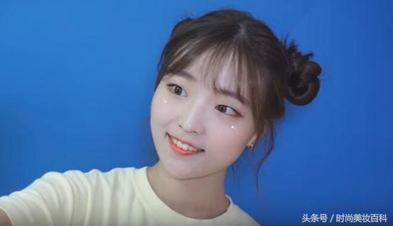 夏季少女甜美蜜桃妆,女神妆容高级写真