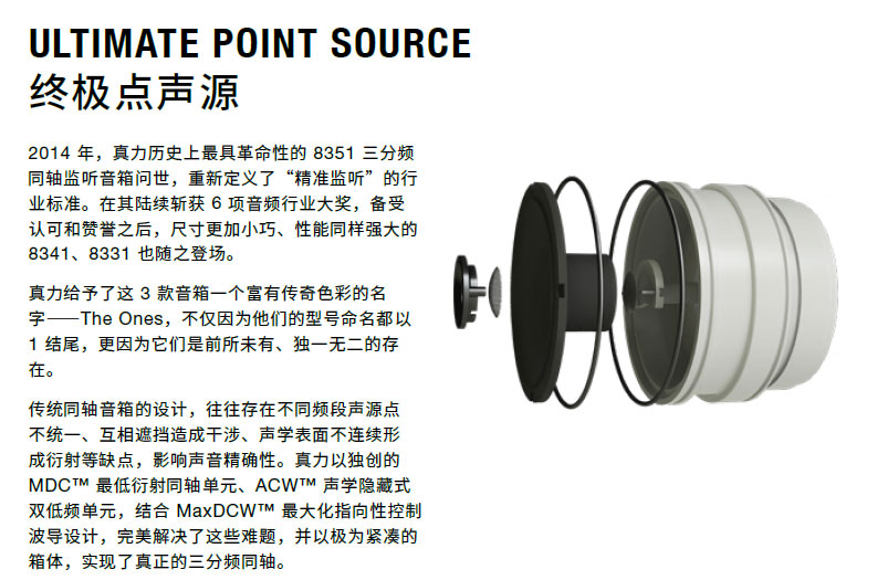 真力8050b两分频有源监听音箱 (真力有源监听音箱1038)