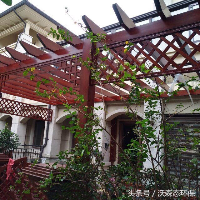 阳台花园花架,阳台花园打造轻奢花架