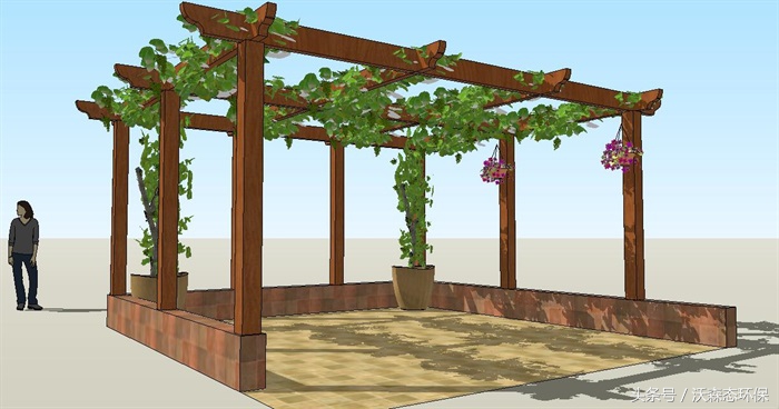 阳台花园花架,阳台花园打造轻奢花架