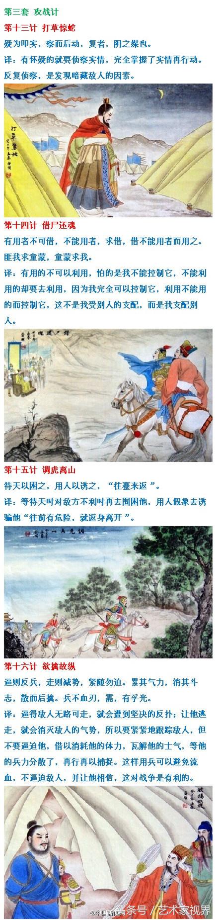 三十六计讲解简单易学完整版,三十六计完整版活学活用