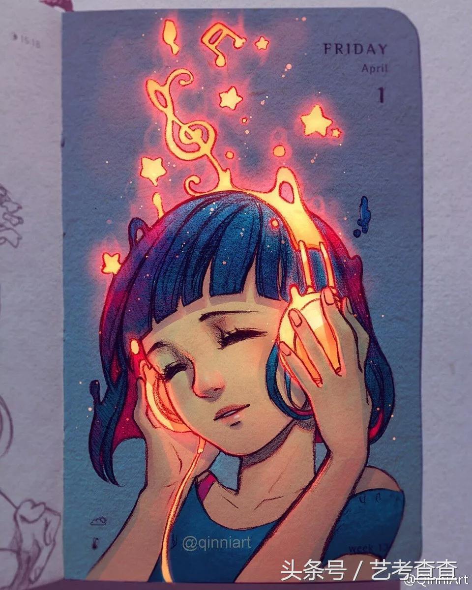 水彩制作教程,水彩教程小姐姐