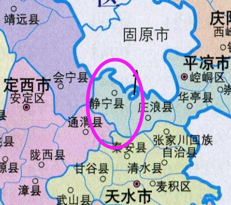 甘肃省以一个字为县名的县有几个,甘肃省全部县城名