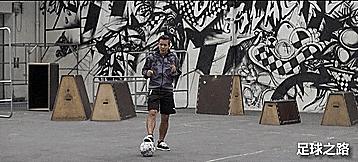 花式足球基础球感练习,脚面吸球