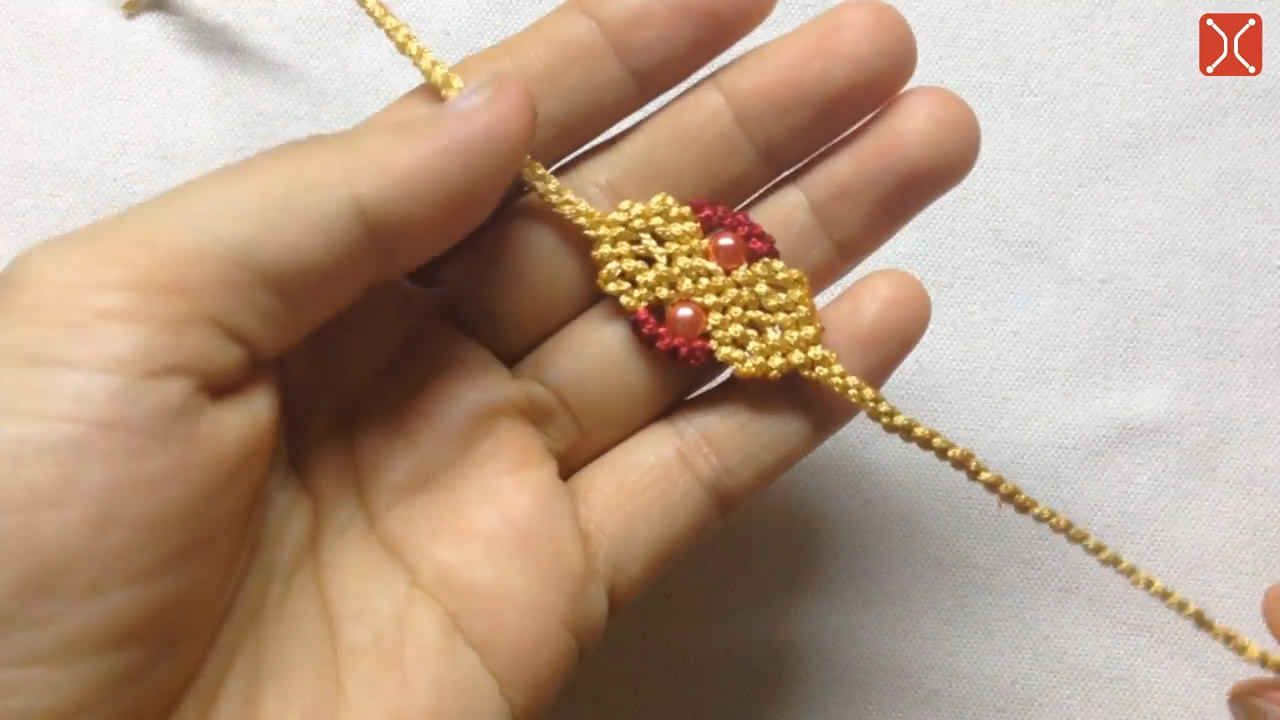 现在最流行的手链编织教程,简单易学手工编织手链伸缩结