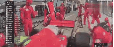 f1通过维修区最快纪录,f1维修区红灯