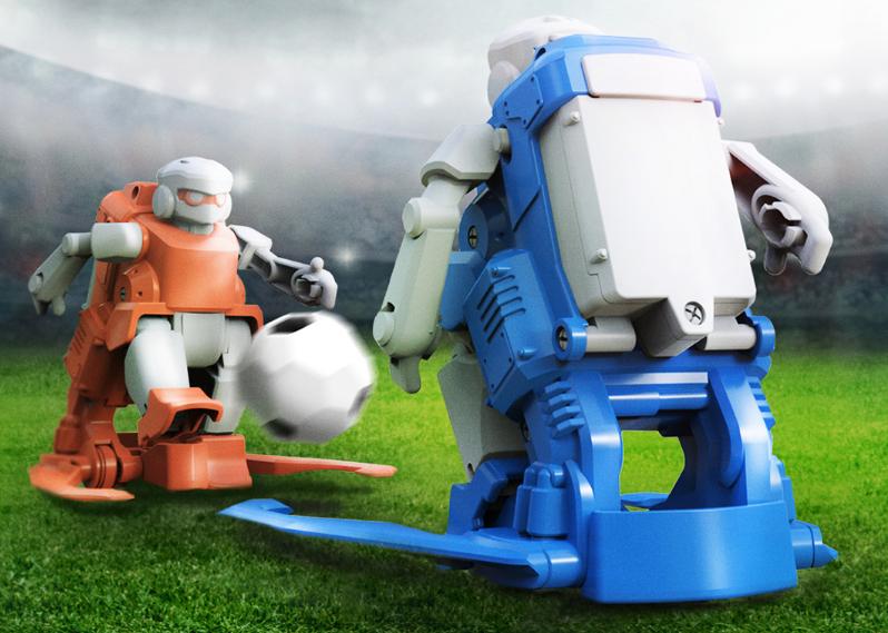 先别管罗马和巴萨了,快看小米足球机器人