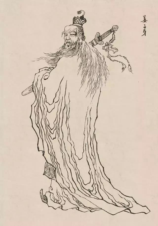 传统人物白描手稿,古代白描人物集锦