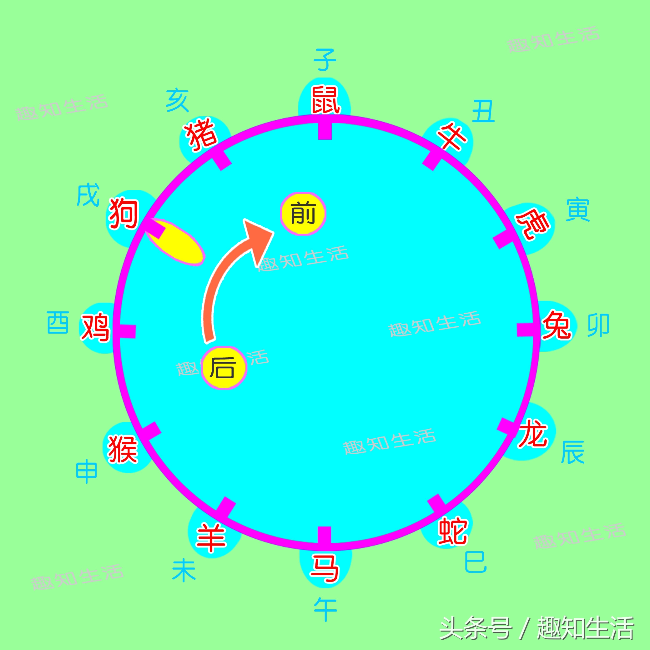根据属相快速计算年龄图,各种属相年龄对照表大全图