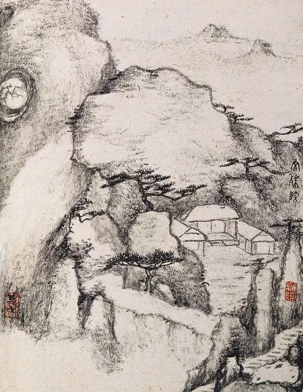 老来泓颖不嫌枯，扫落云山淡欲无。翻笑为霖手颠倒，最分明