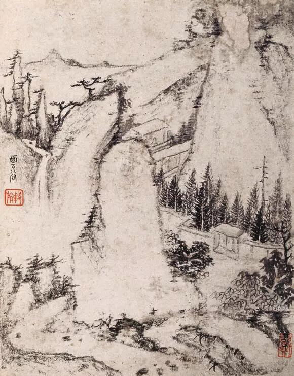 老来泓颖不嫌枯，扫落云山淡欲无。翻笑为霖手颠倒，最分明