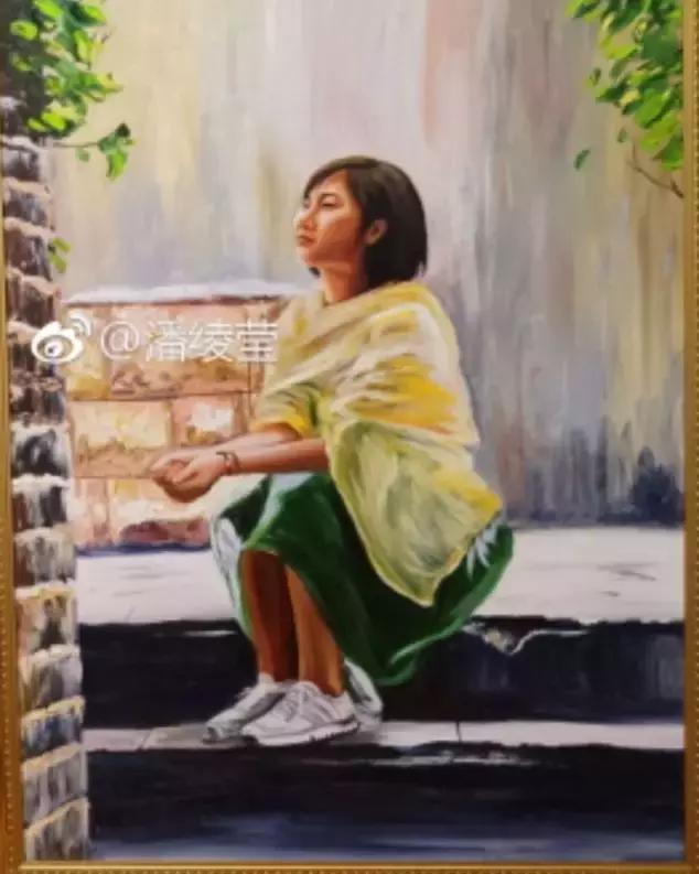 美女画家月入十万,假的