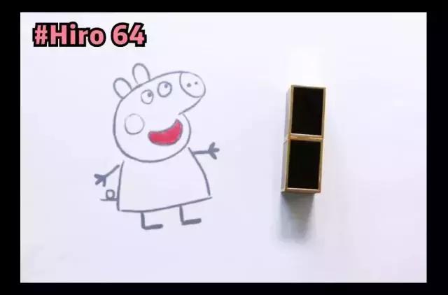 小猪佩奇口红什么颜色,小猪佩奇口红