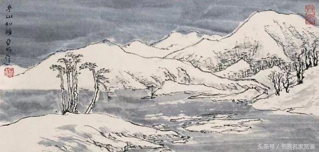 中国画名家亚明,当代金陵画派画家