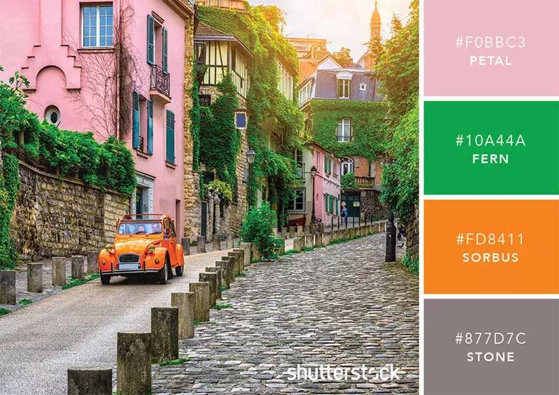 相见恨晚的色彩搭配,两种好看的颜色搭配