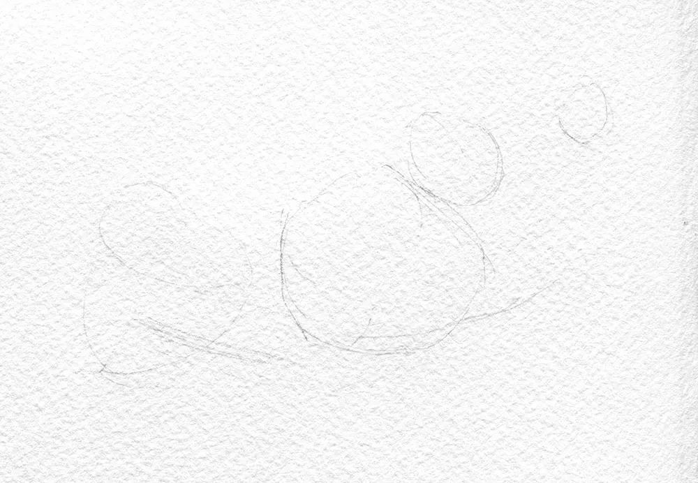 桃花桃树用彩铅怎么画,三年级简单画桃花彩铅