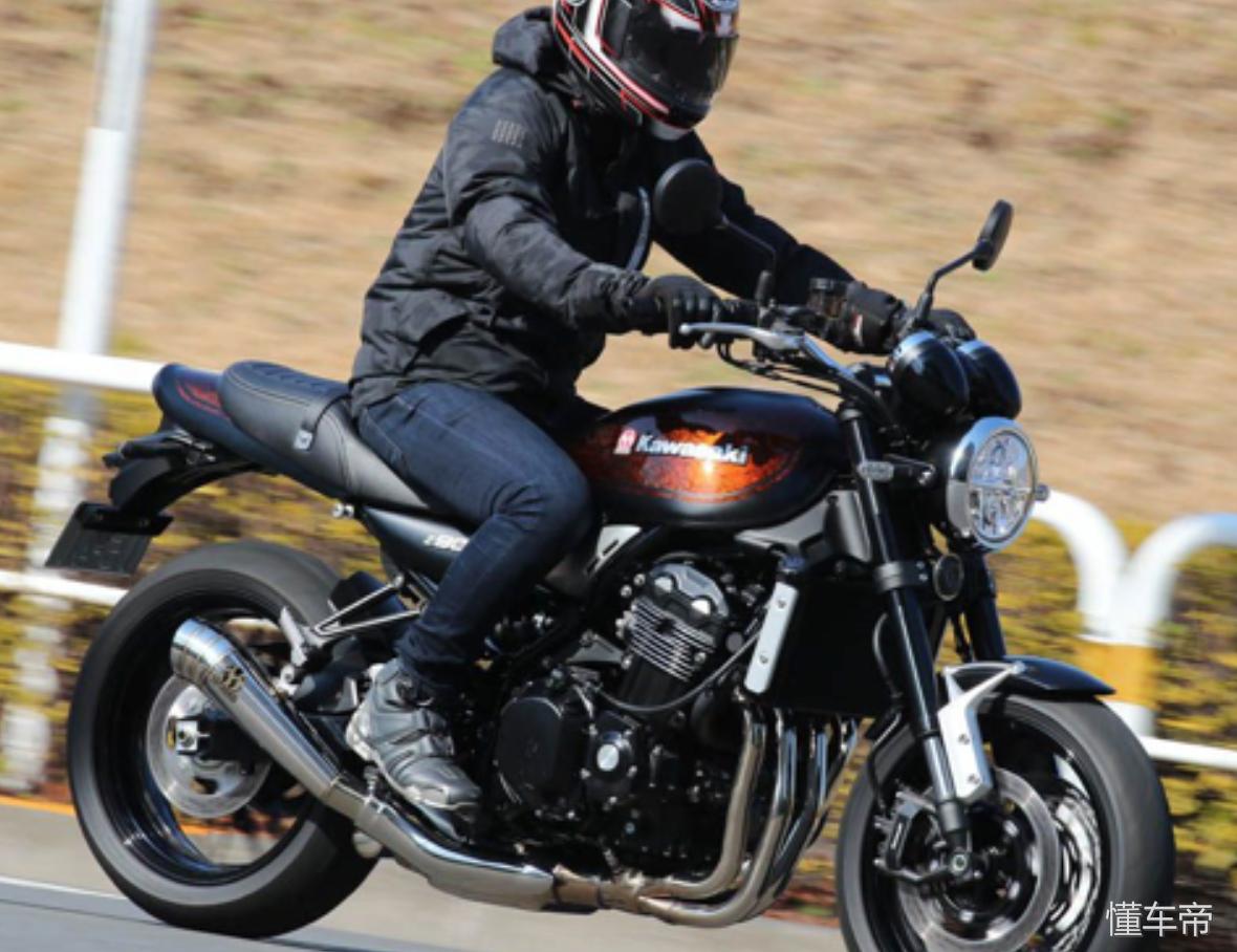 川崎z900rs排气管保护,二手川崎z900rs排气管没有光泽