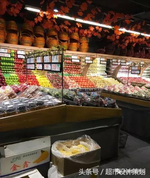 水果店水果陈列摆放销售技巧,20方长方形水果店铺陈列设计