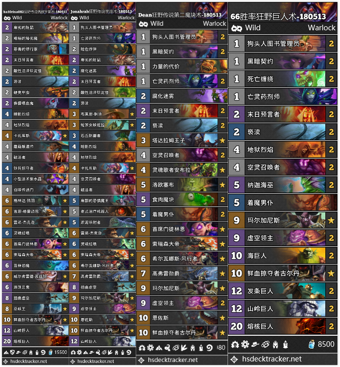 炉石传说最新版本卡组推荐标准,炉石传说新赛季标准卡组推荐