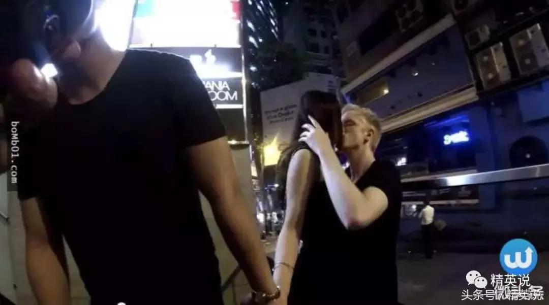 外国人当街*戏调**中国女孩遭路人群殴，混迹在中国的洋垃圾如此嚣张