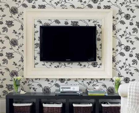 小户型2米7宽电视背景墙设计,小户型中式电视背景墙效果图