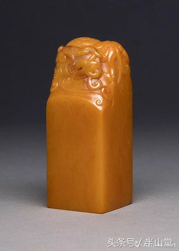 印石之王田黄赏析,七十年代寿山田黄印石