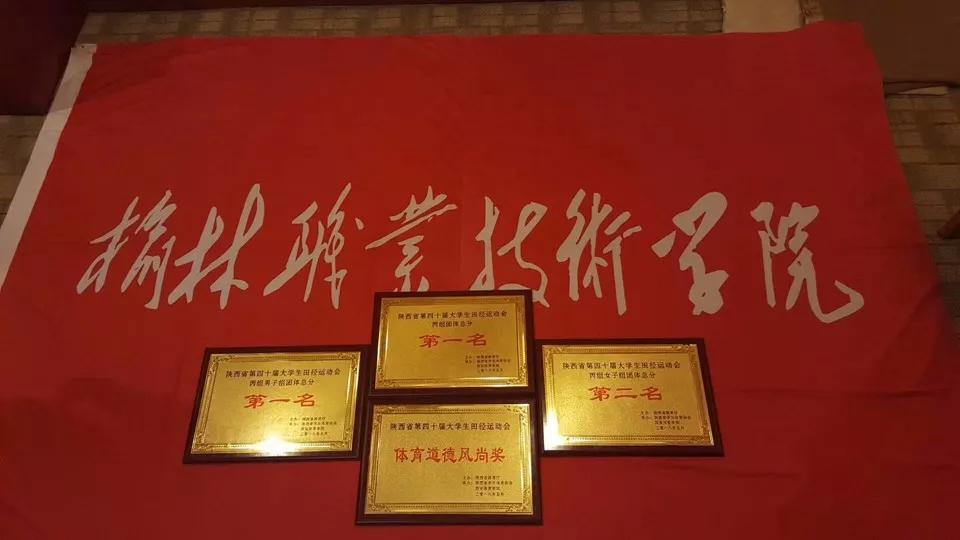 厉害了榆林职院：在第40届陕西省大运会再次蝉联团体冠军