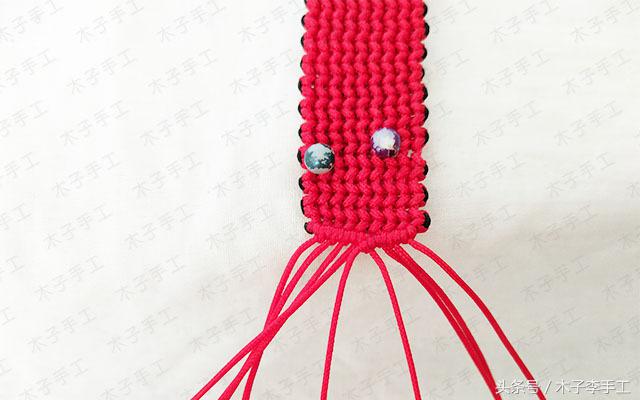 编织达人教你做5201314情侣字板手链，超详细