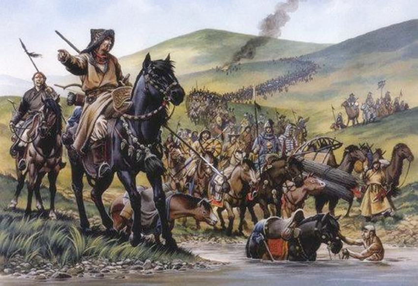 一男子与一白狼相遇，在一座山洞里共居四十天，之后狼化作了美女