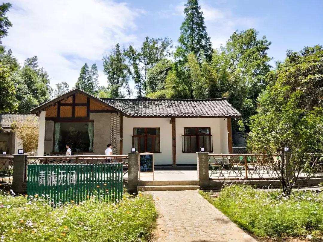 我去了成都向西50里的桃源村,朋友问我是不是去了日本?