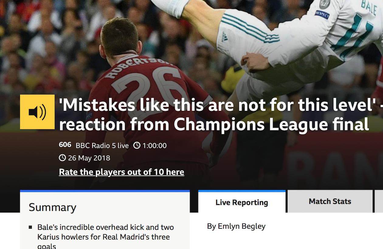 欧冠惊天倒钩,欧冠决赛贝尔惊天倒钩央视解说