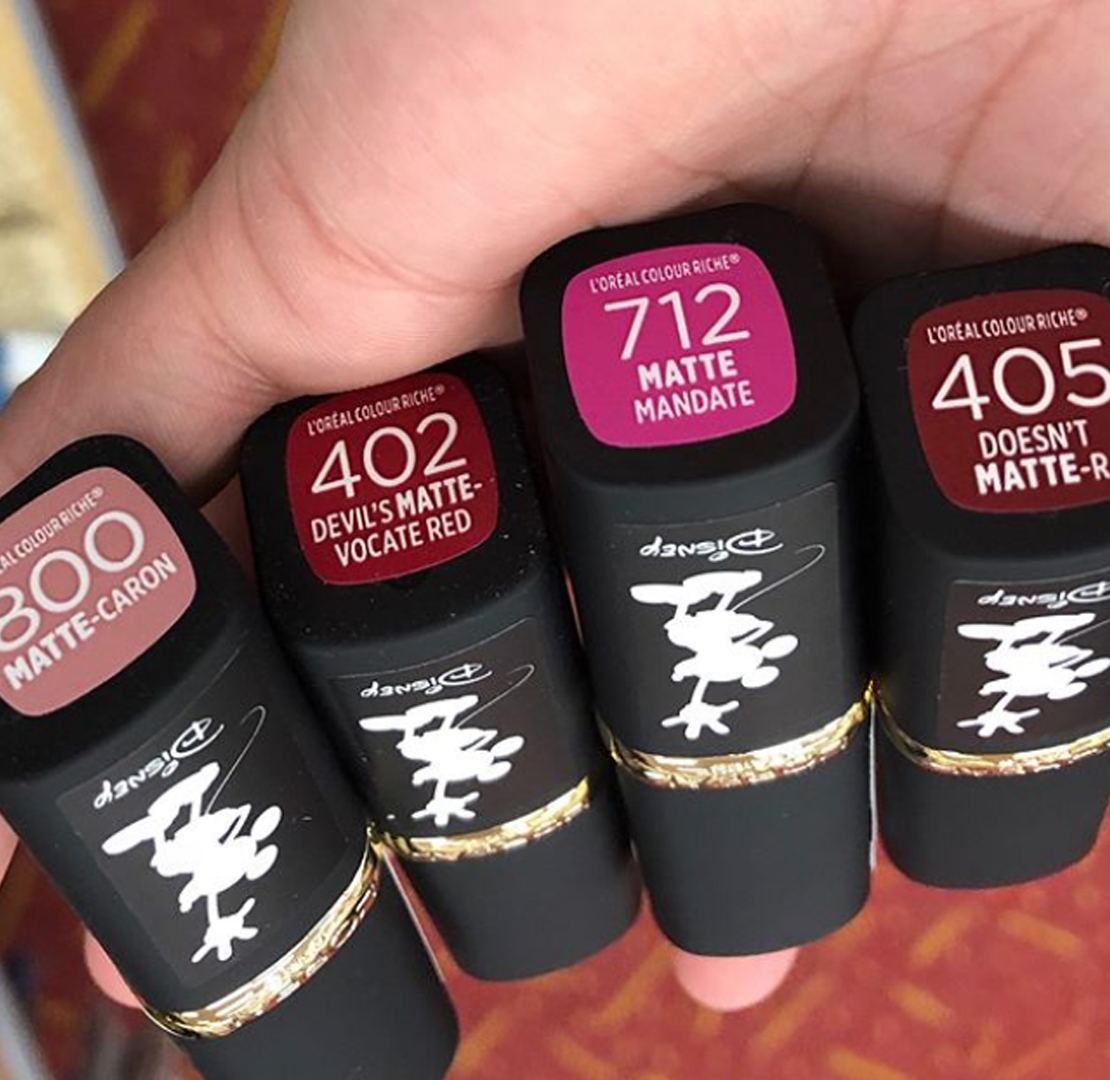 欧莱雅小白管口红和腮红米老鼠,欧莱雅联名系列