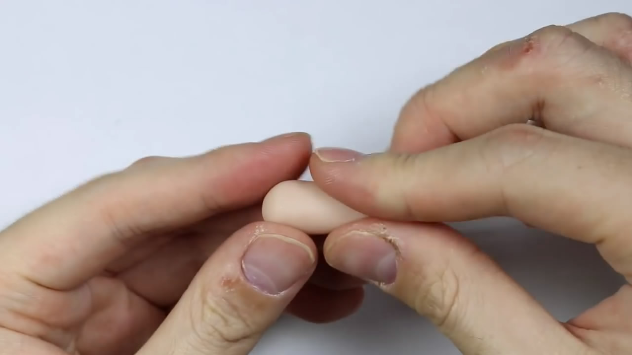 粘土创意diy,怎么用粘土做萝卜简单版