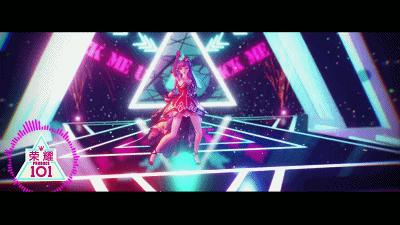王昭君pickmeup舞蹈秒杀宣仪山支，荣耀101求C位出道