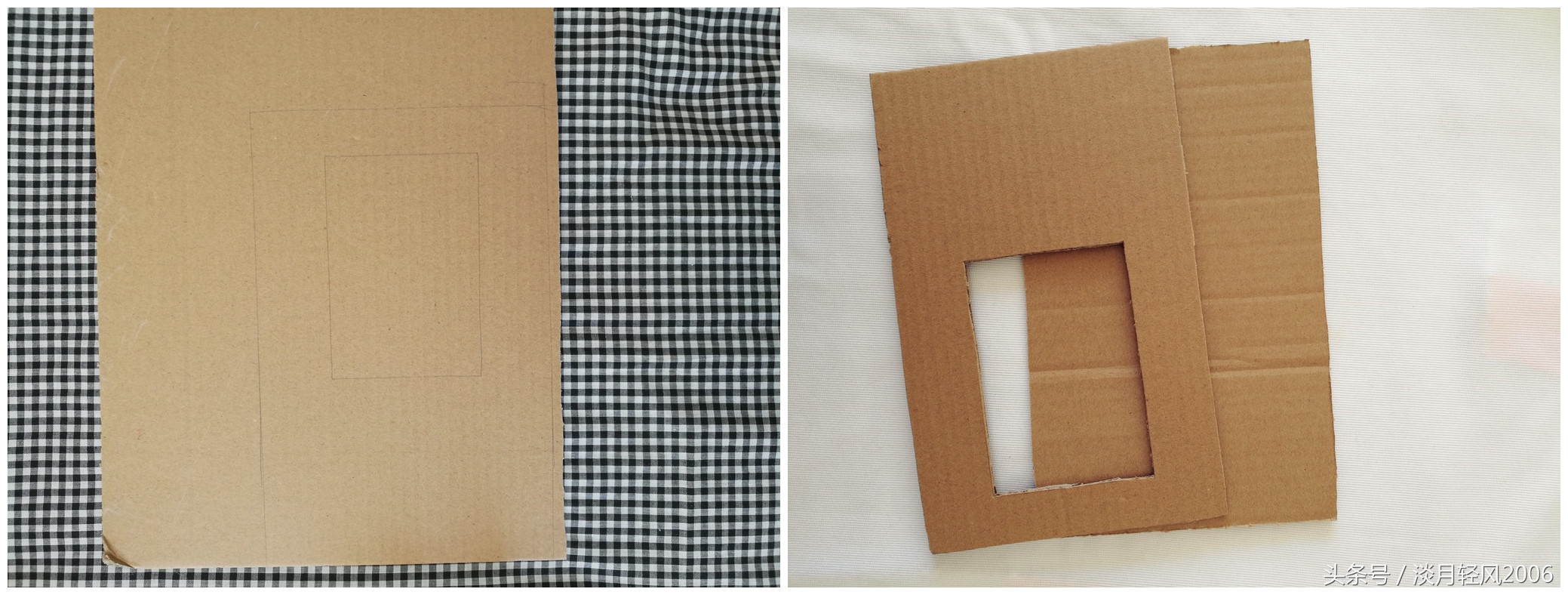 中秋节布艺相框怎么做,三年级布艺相框制作视频