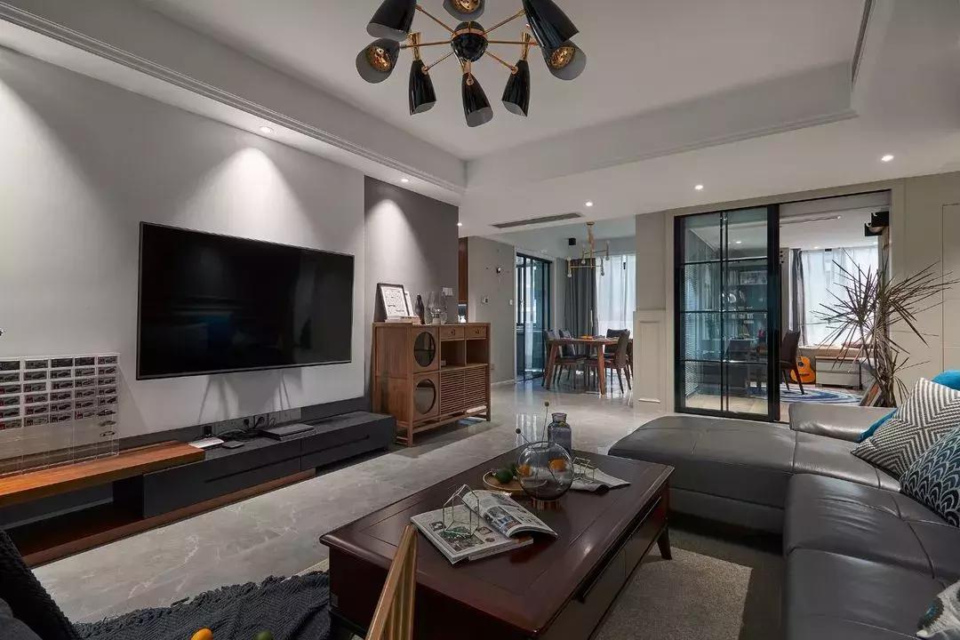 深灰色瓷砖全屋配色2022新款搭配,新房装修你知道哪些