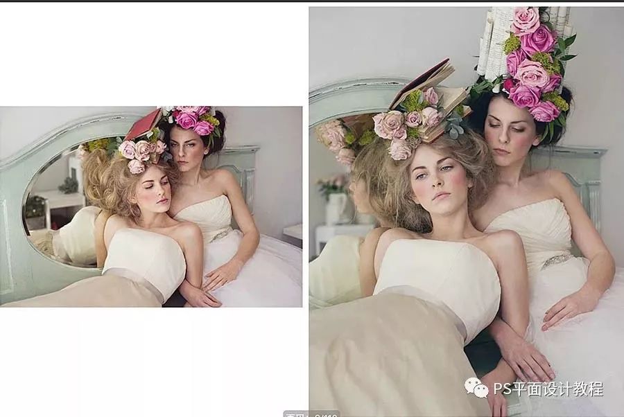 「PS调色教程」给拍的美女照片调出极具时尚感的冷色效果