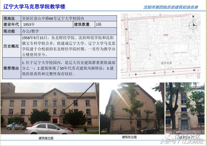 沈阳市公布沈阳第四批历史建筑名录就在您身边您认识几个?