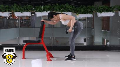 哑铃瘦手臂紧致手臂甩掉拜拜肉,既能瘦手臂又能练出手臂肌肉