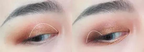 眼影画法新手易学日常妆,新手眼影画法教程日常妆