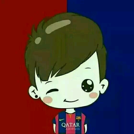 巴萨足球情侣头像图片,足球动漫头像情侣图片
