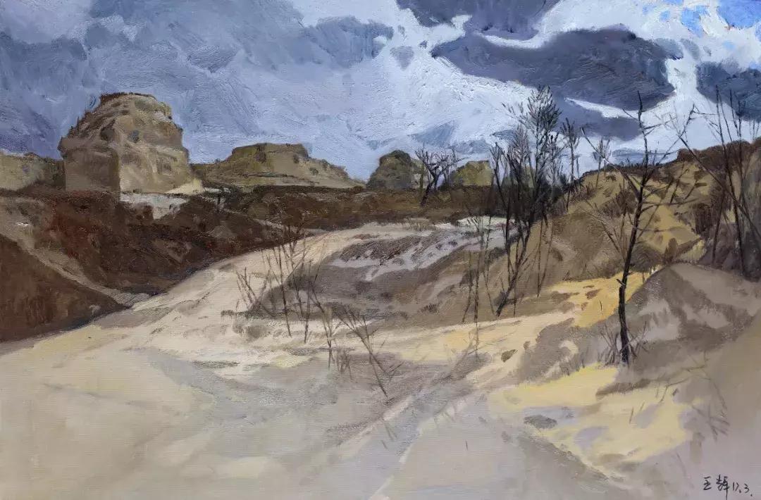 春江花月夜油画王辉,全国油画名家王辉