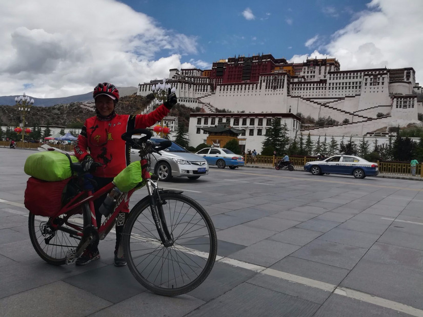 骑行西藏再见拉萨,骑行西藏游览拉萨八廓街