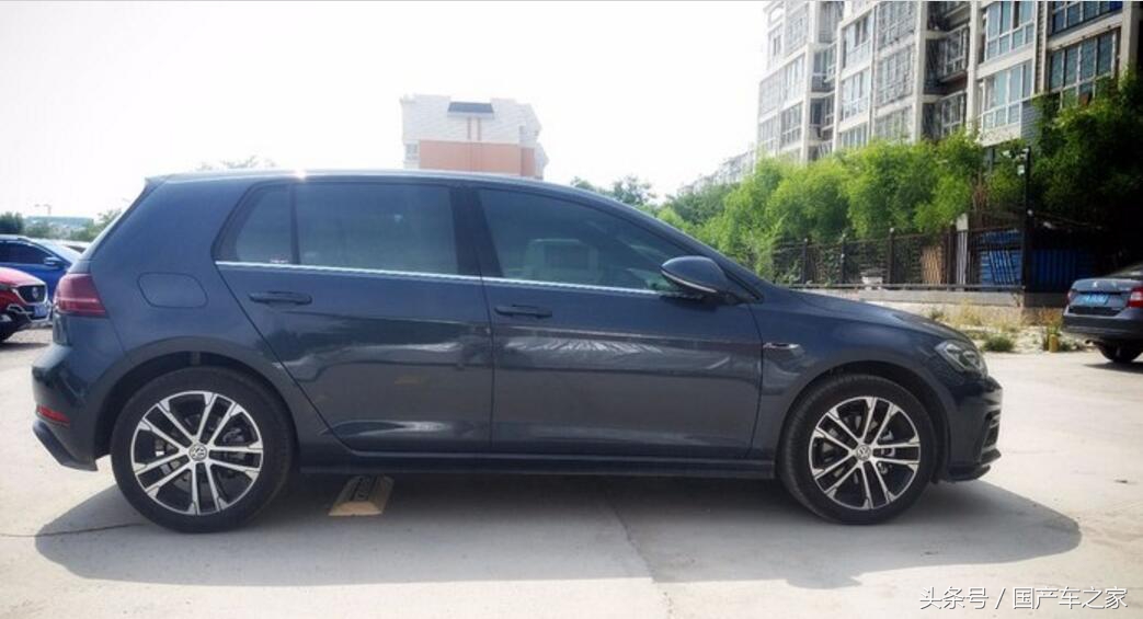 高尔夫7.5代r-line达喀尔蓝试驾,高尔夫r-line达喀尔蓝价格