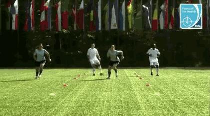 踢球注意脚不要受伤,踢球必做热身