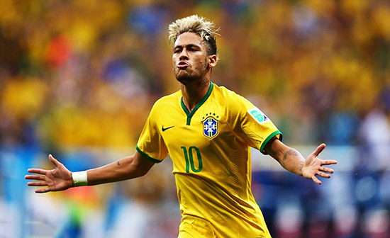 内马尔能驾驭任何头型,2018世界杯内马尔泡面头