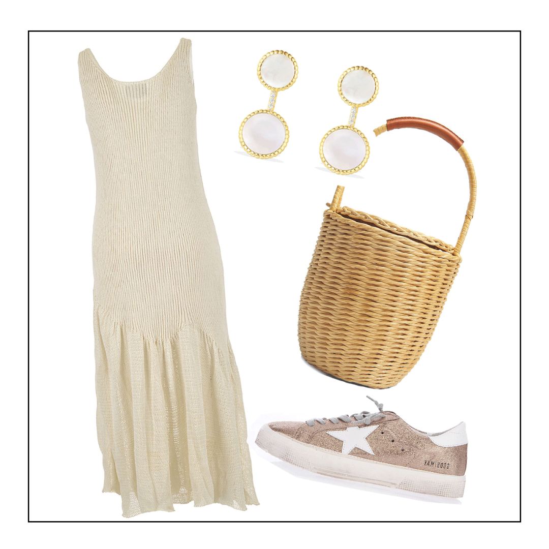 清凉吊带裙穿搭,夏季时尚高级感优雅吊带裙