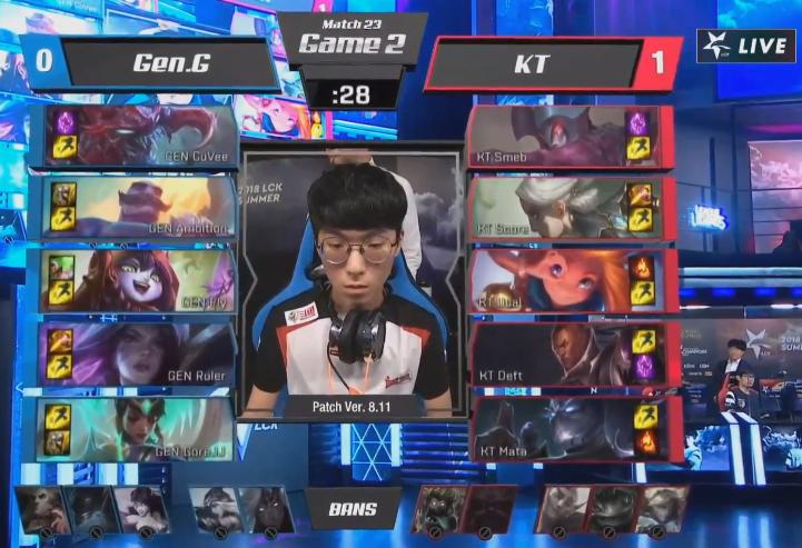 lck英雄联盟比赛视频2019,英雄联盟lck直播间kt对hle